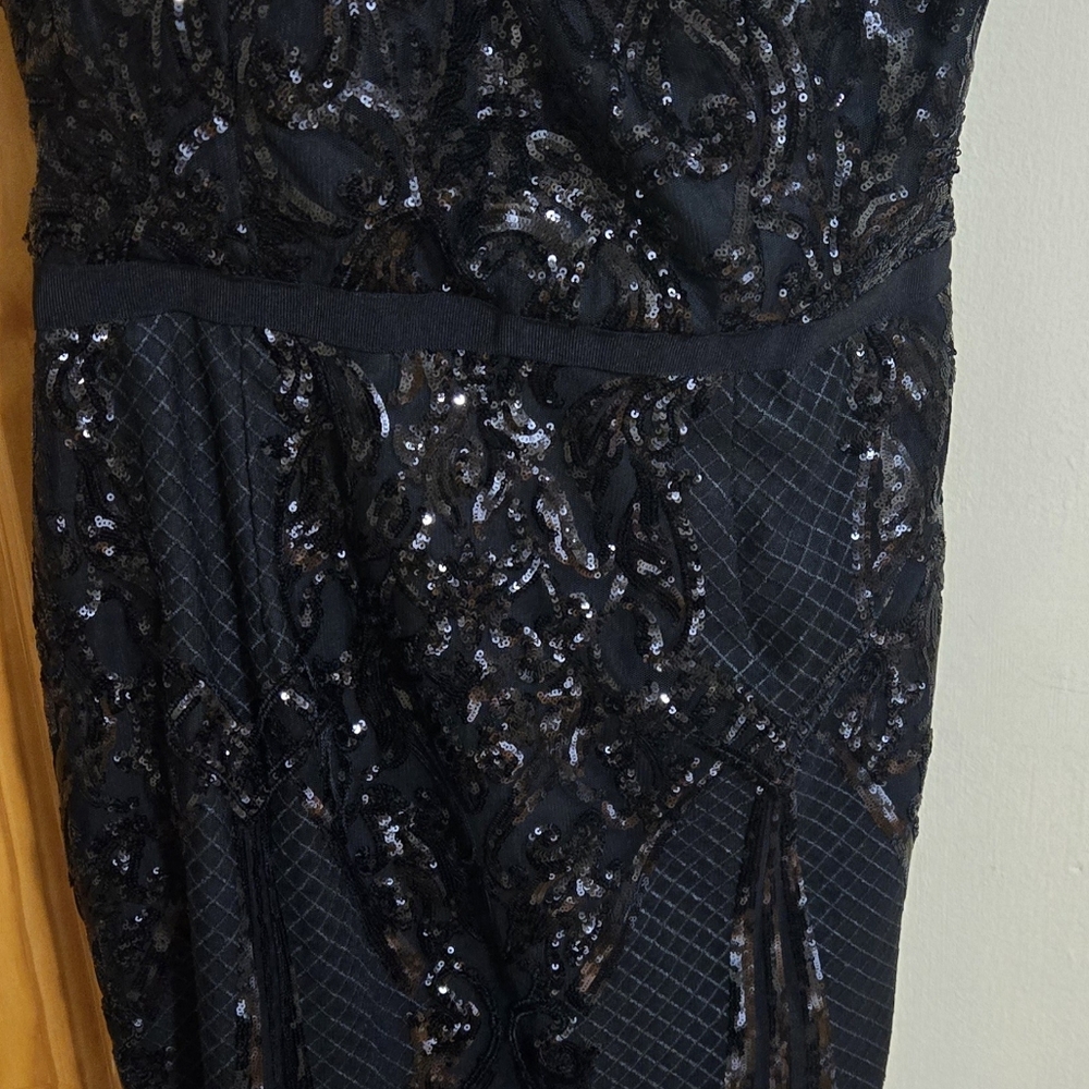 Sequin Black Dress. Stunner! - Picture 5 of 9